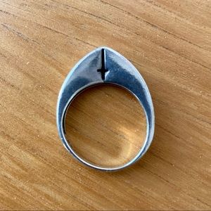 The BeaLine Sterling Silver Miter Ring
